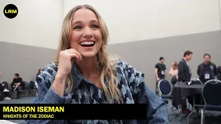 Madison Iseman Interview for Knights of the Zodiac at WonderCon 2023