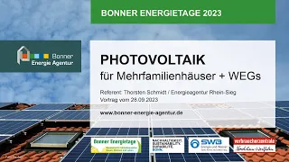 Photovoltaik für Mehrfamilienhäuser und Wohnungseigentümergemeinschaften