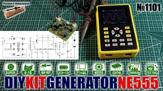 Собираем простейший генератор на NE555 из радиоконструктора
