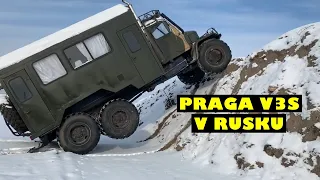 Skříňová PRAGA V3S v Rusku!