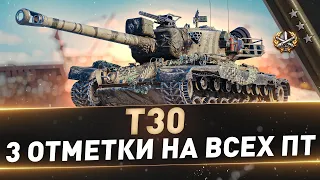 T30 ● 3 отметки на всех ПТ ● C 69%