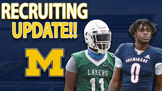 HUGE Recruiting Update: Michigan Set to Host Multiple Top Rated Recruits on Visits!!
