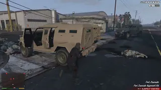 GTA V Trevor's Fort Zancudo Military Base Rampage + Six Star Escape (RDE 3.1.6)