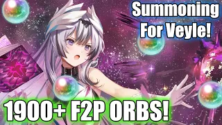 1900+ F2P Orbs! Summoning for Veyle! | Fire Emblem Heroes [FEH]