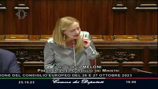 Camera dei Deputati, ora in diretta l'intervento di replica di Giorgia Meloni