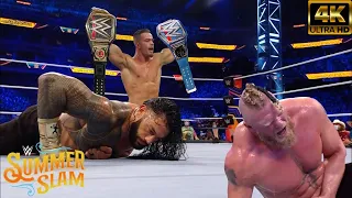 FINALLY IT HAPPENED OMG MOMENT THEORY CASH IN ?!! FULL MATCH ROMAN REIGNS VS BROCK LESNAR SUMMERSLAM