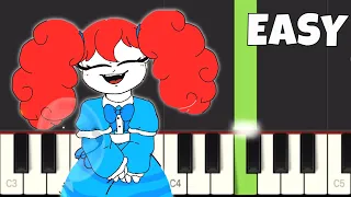 POPPY I'm Poppy Meme - EASY Piano Tutorial (Poppy Playtime)