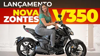 NOVA ZONTES V350 PREÇO, CORES, PAINEL COM ESPELHAMENTO COM CELULAR