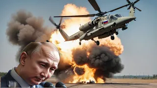 1 Minute Ago! Putin's World's Most Feared KA-52 Helicopter Destroyed by Ukrainian Ridal