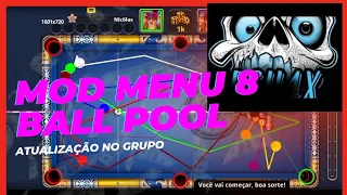 SAIU💜 MOD MENU ATUALIZADO 8 BALL POOL SEM CAIR COM HACKER PUXANDO PLAYER