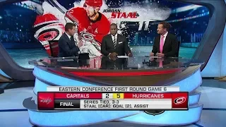 NHL Tonight:  Foegele and Staal help the Hurricanes stay alive  Apr 22,  2019