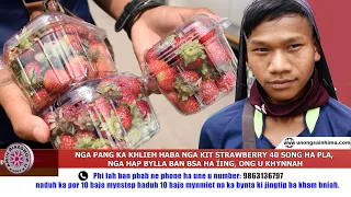 NGA PANG KA KHLIEH HABA KIT STRAWBERRY 40 SONG HA PLA, NGA HAP BYLLA BAN BSA HA ÏING, ONG U KHYNNAH