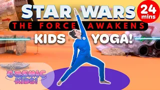 Star Wars (The Force Awakens) | A Cosmic Kids Yoga Adventure!