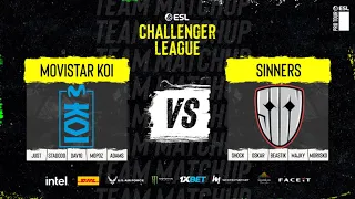 Movistar KOI vs. SINNERS | ESL Challenger League S47 - EU Playoffs