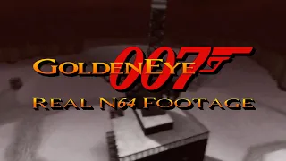 GoldenEye 007 - Surface II - 00 Agent [Real N64 Footage]