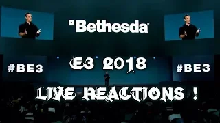 SWITCH GAMES?!? - E3 2018 Bethesda Press Conference Live Reactions!