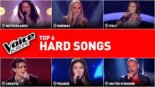 The HARDEST SONGS to sing in The Voice | TOP 6