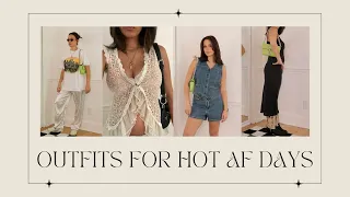 what to wear when it's too hot (no tank-tops & jean shorts)