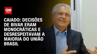 Caiado: Decisões de Bivar eram monocráticas e desrespeitavam a maioria do União Brasil |CNN NOVO DIA