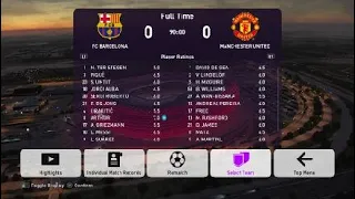 eFootball PES 2020 LITE Barcelona  vs Manchester  United