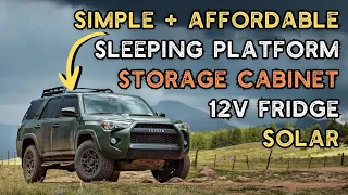 4Runner Sleeping Platform Walkthrough + Plans!