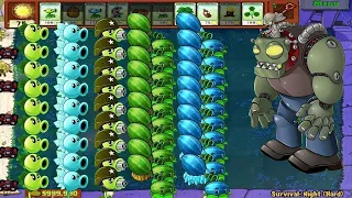 Plants vs Zombies Battlez - 99 Gatling Pea vs Snow Pea vs Zomboss