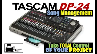 Tascam DP24/DP32 Digital Portastudio: Song Management