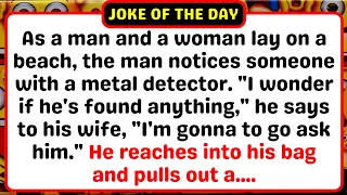 Joke of the day - As a man and a woman lay on a beach and other funny jokes