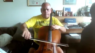 Alexander Technique for Cello Playing Graduate Program Kabavelevski 1st Movement