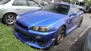 R34 GT-R in the US - Startup, Driving and Acceleration