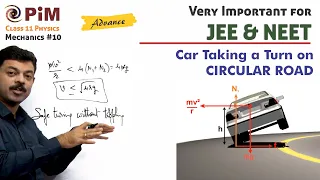 Toppling of a Turning Car for JEE Advanced | Class 11 Physics | Mechanics #PhysicsGalaxyPIM