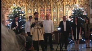 LONDON GEORGIAN CATHEDRAL CHOIR led by MALKHAZ ERKVANIDZE at ST JOHN'S CHURCH HYDE PARK- EXTRACTS