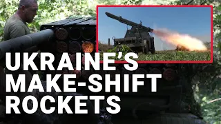 Ukraine’s make-shift rocket launchers faster and more lethal