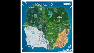 The Fortnite Map evolution seasons (1-19)🗺️