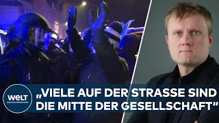 CORONA-DEMONSTRATION IN FREIBERG: "Viele, die auf die Straße gehen, sind die Mitte der Gesellschaft"