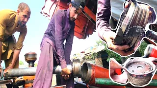 How ingenious Guy Repair Hydraulic cylinder piston | The Piston of this jack burst due to overload