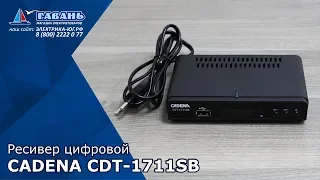 Ресивер цифровой Cadena CDT 1711SB и секреты его подключения