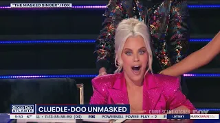Paul reacts to the Masked Singer's double unmasking
