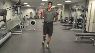 Glute activation exercise for patellar femoral pain or runner's knee