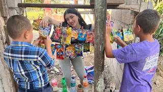 CHANGARRO DE PAPAS/ VENTA DE PAPAS CON COSAS QUE RECOGÍ EN LA CALLE PARA JUGAR COMO EN MI INFANCIA