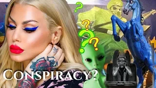 *Conspiracy Blucifer the veiny horse is low key demonic-MurderMystery&Makeup GRWM | Bailey Sarian