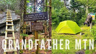 Grandfather Mountain Backpack Camping Trip - Profile Trail - Combo Hike - Hike Vlog 9