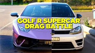 Racing A Lamborghini (In My Golf)