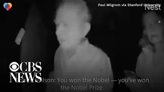 Neighbor knocks on man's door to tell him he won Nobel Prize