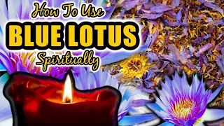 🔮 HOW TO USE BLUE LOTUS FLOWERS 💙 SPIRITUAL USES FOR BLUE LOTUS - SACRED EGYPTIAN LILY 🔮