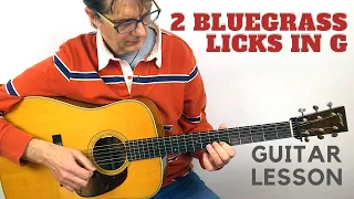 🔥 2 Bluegrass Flatpicking Guitar LICKS You Need to Know!