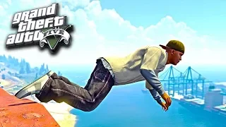 ЧТО БУДЕТ ЕСЛИ ПРЫГНУТЬ В ВОДУ В GTA 5 (ГТА 5 ЭКСПЕРИМЕНТЫ)