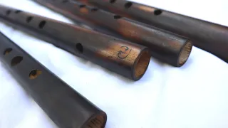 Transverse bamboo flutes - beautiful tones