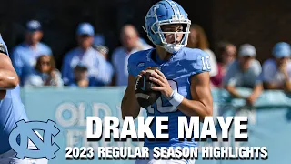 Drake Maye 2023 Regular Season Highlights | North Carolina QB