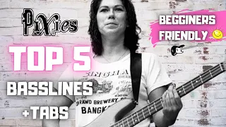 5 BEST Pixies Basslines with TABS